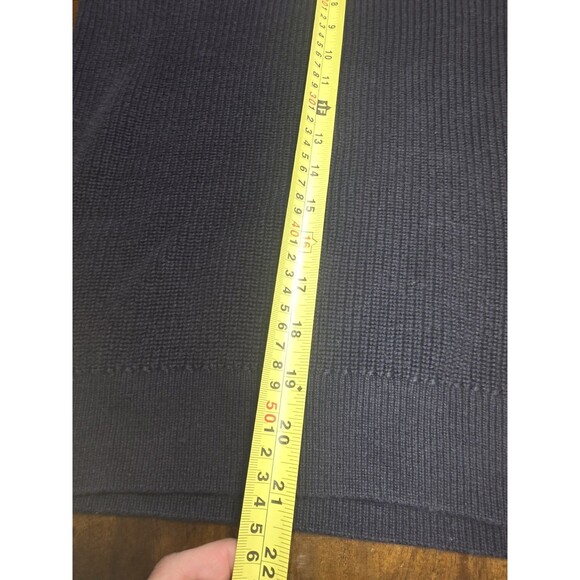 Tommy Hilfiger Flag Sweater Black Knit Youth XL 16/18 Women’s Small Logo... - Picture 8 of 10